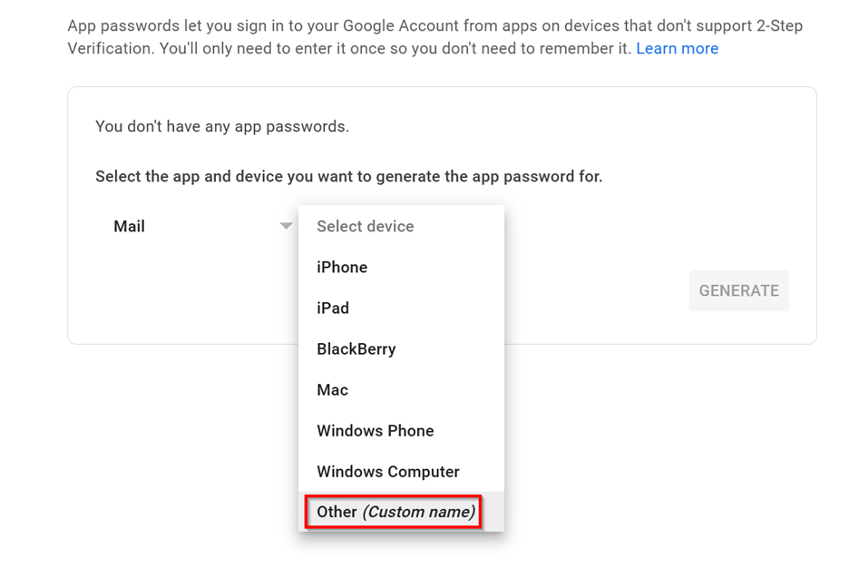 Google App-Password 4