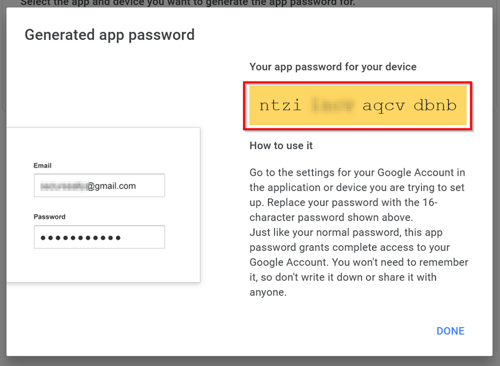 Google App-Password 6