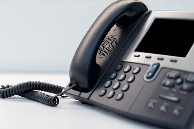 Business Phone Systems Compared- A Close-Up Shot of a Business Phone 