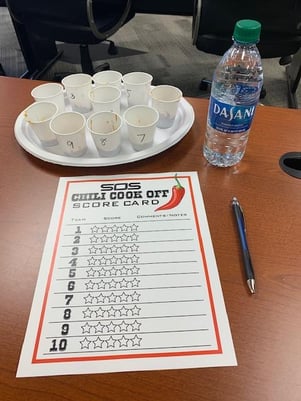 Chili Cookoff Score Card