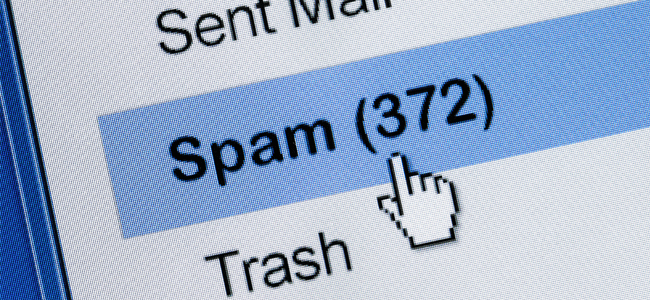 Mouse Clicking on Spam Inbox to Show Corporate Spam Solutions