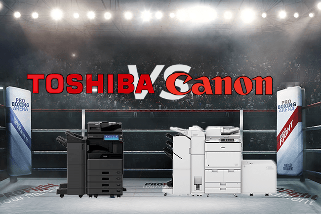 Toshiba vs Canon Copiers
