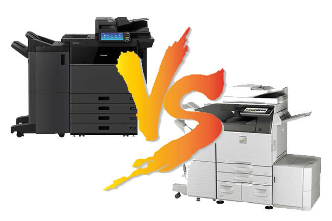 How to make double sided copies on a toshiba copier Sharp Vs Toshiba Copiers Ratings Reviews
